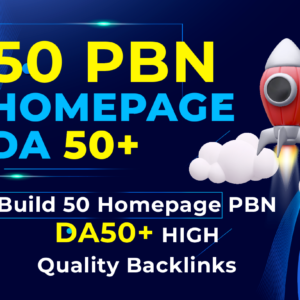 Boost Your Website's Ranking with 50 High DA Homepage PBN Backlinks