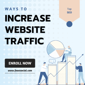 blue modern website seo course instagram post