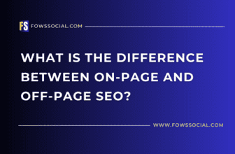 what is the difference between on page and off page seo